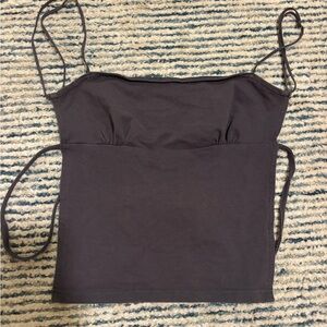 Edikted backless blue top